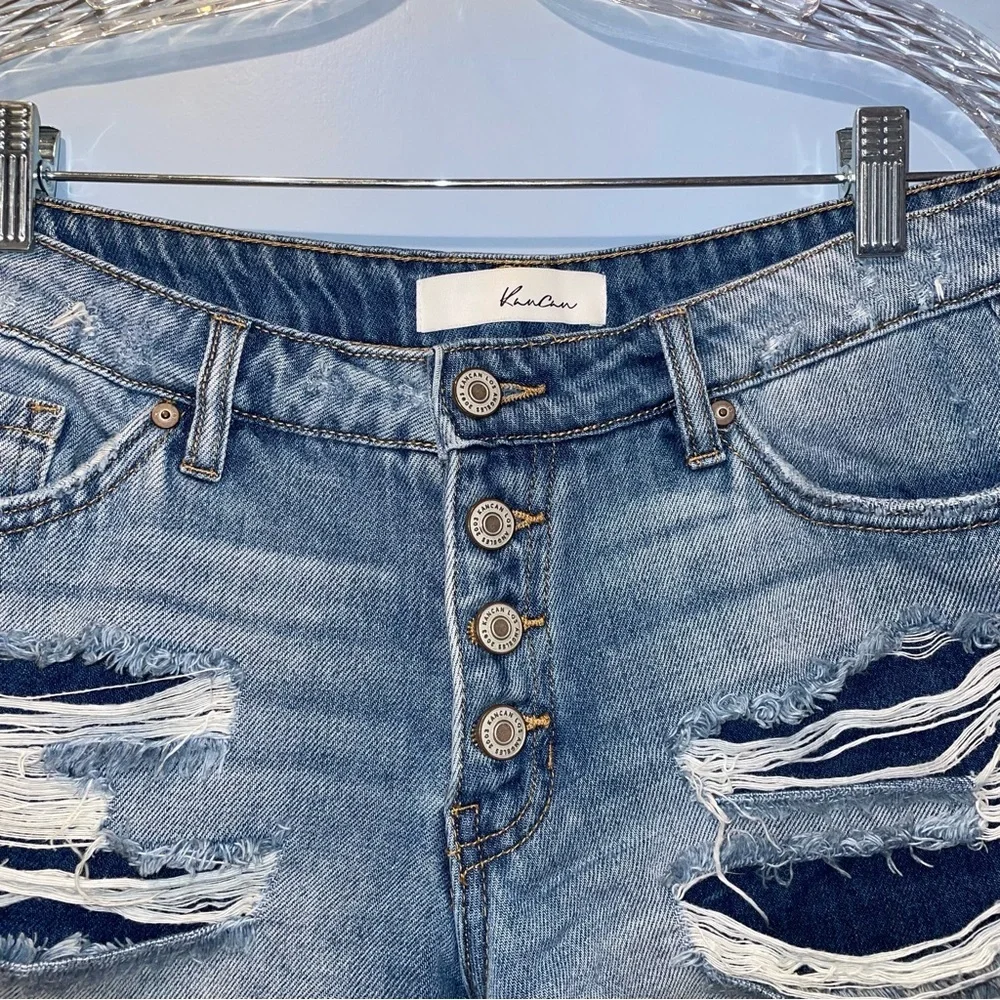 KenChen Denim Shorts High Waisted Size Medium‎ - Picture 2 of 4